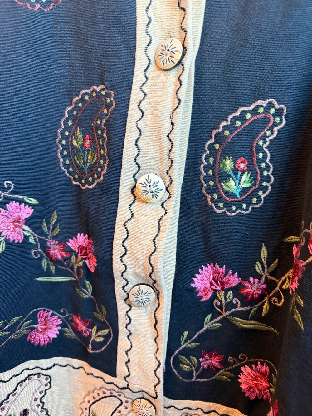 Vintage Paisley Boho Jacket - Picture 4 of 6